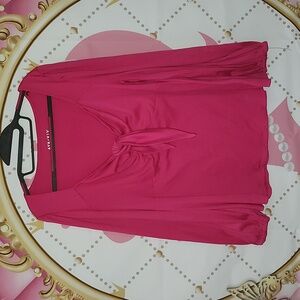 Ava & Viv Women's Blouse Baby Doll Top Women's Plus Size Shirt Long Sleeve Shirt